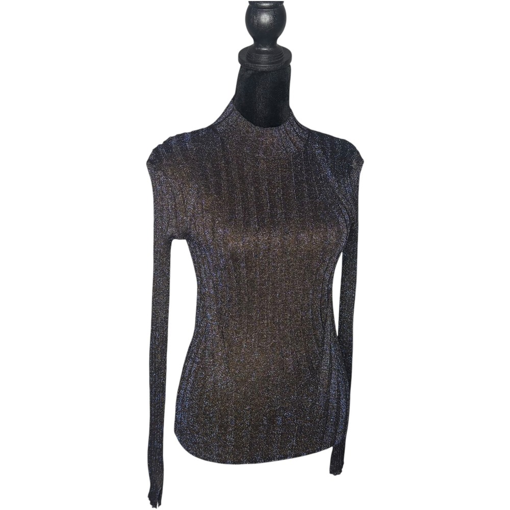 AllSaints Patrice Ribbed‎ Knit Sheer Top